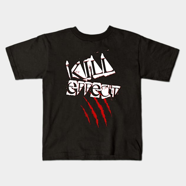 "Don't Fall Asleep" Kids T-Shirt by killeffect